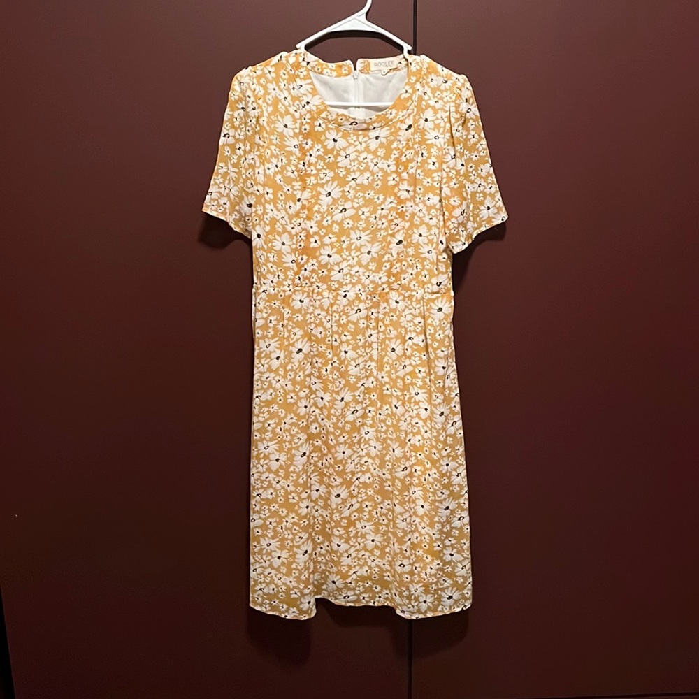 Roolee yellow floral MOM dress